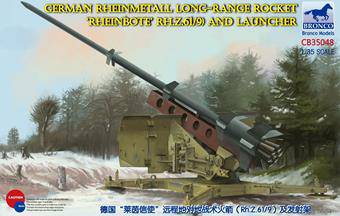 Bronco Models CB35048 German Rheinmetall Rheinbote Rakete Rheinbote(Rh.Z.61/9) and launcher 1:35