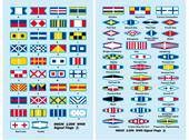 Trumpeter 06630 WWII Signal Flags 1:200