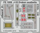 Eduard FE1009 J-35 Draken seatbelts Steel for Hasegawa 1:48
