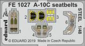 Eduard FE1027 A-10C seatbelts Steel for Italeri 1:48