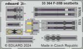 Eduard 33364 F-35B seatbelrs STEEL 1/32