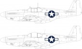 Eduard EX1038 P-51B/C US national insignia  EDUARD 1:48