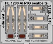 Eduard FE1280 AH-1G seatbellts STEEL 1:48