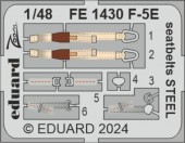 Eduard FE1430 F-5E seatbelts STEEL  AFV CLUB / EDUARD 1:48