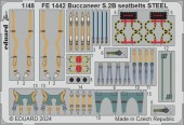 Eduard FE1442 Buccaneer S.2B seatbelts STEEL  AIRFIX 1:48