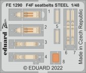 Eduard FE1290 F4F seatbelts STEEL 1:48