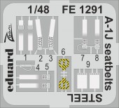 Eduard FE1291 A-1J seatbelts STEEL 1:48
