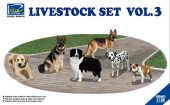 Riich Models RV35021 Livestock Set Vol.3 (six dogs) 1:35