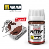 AMMO by MIG Jimenez A.MIG-1500 FILTER Brown for White 
